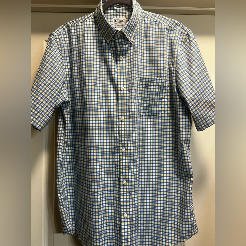 LL Bean Short Sleeve Button Down